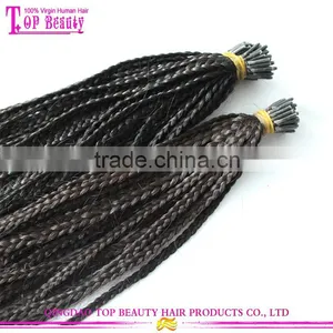 Factory Price Brazilian Remy Kinky Braiding Micro Loop Hair Extension Hair thumbnail-5
