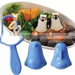 Best Cookware Toys Penguin Cutter Set Animal Rice Ball thumbnail-4