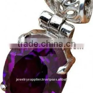 Genuine Wholesale Gemstone Silver Jewelry Pendants thumbnail-1