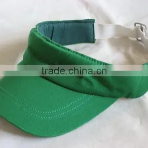 Long Bill Plastic Sun Visor Cap thumbnail-3