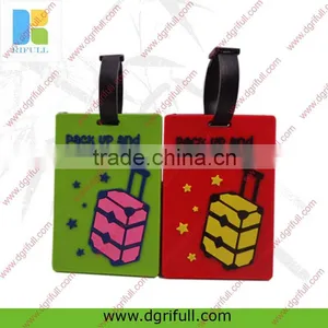 Cheap Cartoon Silicone Luggage Tags thumbnail-1
