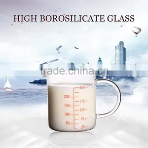 China Supplier Hot Sell Borosil Single Wall Measuring Cups for 250ml thumbnail-1