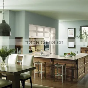 Custom Kitchen Microwave Cabinet, Moderm Kitchen Cabinet thumbnail-2