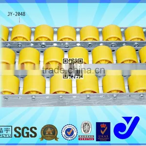 JY-2048|Sliding Roller Track With Yellow Wheels of PP Material|Linear Guide for Assembly Line thumbnail-1