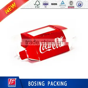 Drinks Box Beverage Paper Packaging Box With Window thumbnail-3
