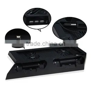 High Quality Cooling Fan Dual Charging Dock 3-Port USB Hub For PS4 thumbnail-3