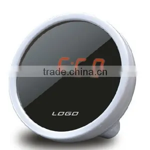 Digital LED Beauty Mirror Alarm Clock Time Display thumbnail-2