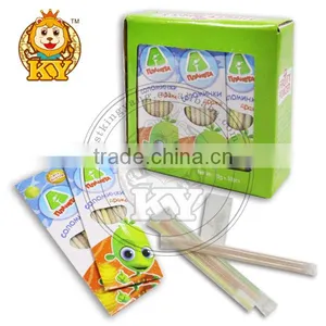 Plastic Tube Fruity Mini Ball Hard Sugar Straw Candy thumbnail-2