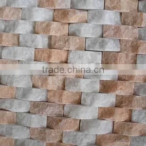 New Calacutta White Chevron Best Selling Bathroom Marble Mosaic thumbnail-6