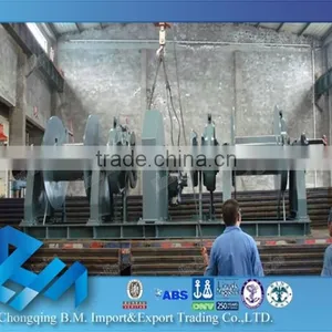 Pull (rope Drum): 50-300kN Mechanically and Hydraulically Actuated Windlass Mooring Winch thumbnail-1