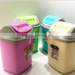 24L Waste Bin Beauty Customized Red Home Garbage Bin thumbnail-1