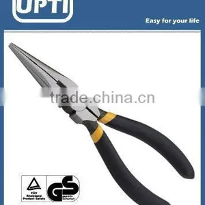 6"/ 8" Two Tone Dipped Vinyl Grip Long Nose Pliers thumbnail-1