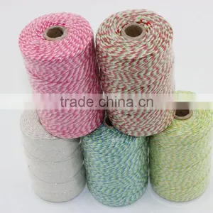 2mm*200yds Three Colors Twisted Baker Twine for Gift Packing Cooking Party Wedding Decorating and DIY thumbnail-4