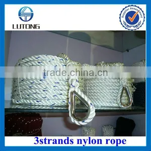 High Quality 3 Strands Twisted Nylon Rope thumbnail-1
