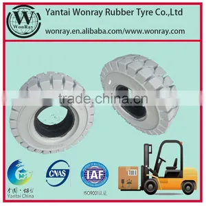 Yantai WonRay Non-Marking Solid Rubber Tires For Forklift (various Sizes) thumbnail-2