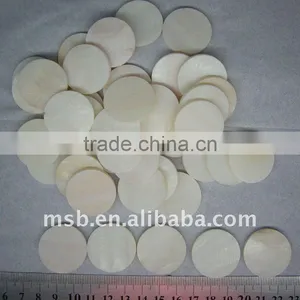 Rough Round Chinese River Shell Button Blanks thumbnail-1