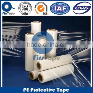 ISO SGS CERTIFICATE HIGH QUALITY LOW PRICE POLYETHYLENE PROTECTIVE FILM thumbnail-1