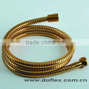 Doflex 2015 New Fashion 59 Inches Replacement Golden Shower Hose With Brass Fittings thumbnail-1