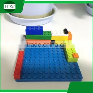 Creative Silicone Non-slip Building Block Heated Insulation Pad Cup Coasters Mat Placemat Coaster thumbnail-4
