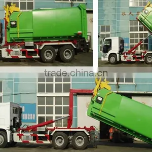 Sinotruk HOWO 6x4 Hook Lift Truck for Garbage thumbnail-2