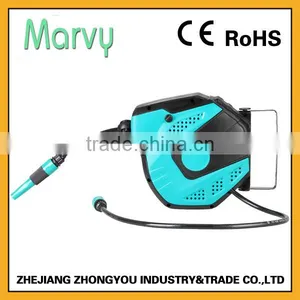 Car Washer 5/16 Inch PVC Automatic Retractable Spray Hose Reel thumbnail-1