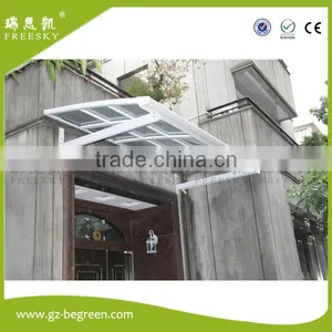 Freesky Waterproof Large Size Polycarbonate Awning for Balcony /patio/garden/gazebo Cover thumbnail-4