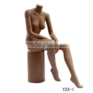 Abstract Sex Female Sitting Mannequin for Window Display thumbnail-1