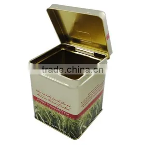 Square CMYK Metal Tin Can for Biscuit Tin Can thumbnail-1