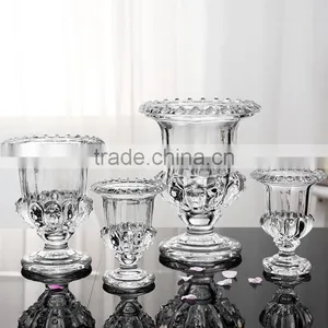 Wedding Centerpiece Flower Arranging Accessories Clear Glass Flower Vase thumbnail-1