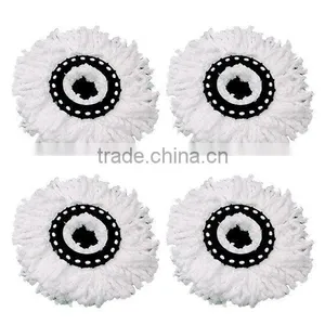 360 Rotation Spin Mop With 2 Mop Heads SS Bucket Reusable Mop Heads thumbnail-4