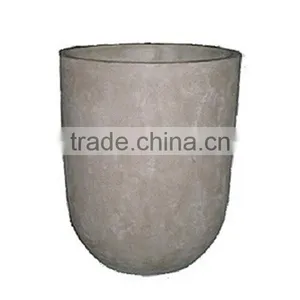 Handmade Large Outdoor Cement Flower Planter thumbnail-1