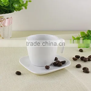 Chine Suppliers Customized Logo White Ceramic Espresso Cups Set thumbnail-2