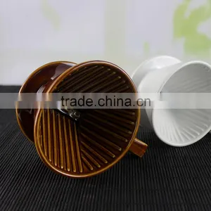2017 New Arrivals Unique Products Ceramic Pour Over Coffee Dripper thumbnail-3