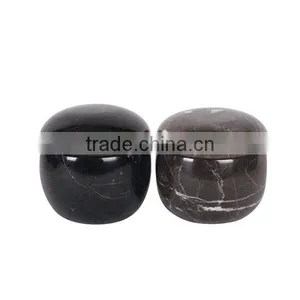 Home Decoration Marble Homewares Black Forest Candle Jar Candle Holder Stone thumbnail-1