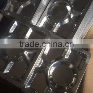 Stainless Steel Lunch Tray Restaurant Use Fast Food Tray thumbnail-6