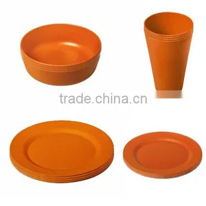 Quality Assurance Traditional Antique Bamboo Fiber Dinnerware Sets thumbnail-2