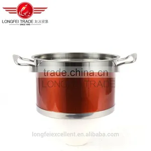 Colorful Best Selling in China High Quality Stainless Steel Soup Pot Set/cooking Pot Set thumbnail-4