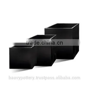 Fiberglass Planter, Set of 3. thumbnail-1