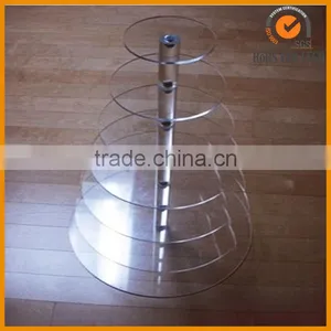 Good Quality 7 Tier /5 Tier /4 Tier Round Acrylic Cupcake Tower Stand thumbnail-3