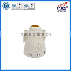 Eco-Friendly Elegant White Angel Candle Holders for Home Decoration thumbnail-1
