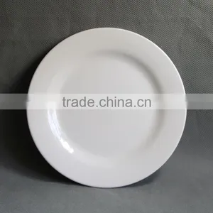 White Thread Melamine Plate thumbnail-1