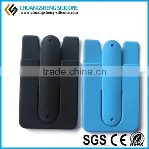 Hot Selling Promotion Gifts 3M Silicone Cell Phone Sticker Card Holder thumbnail-2