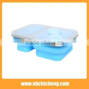 Kitchenware Set Silicone Fast Food Box, Silicone Lunch Box, Silicone Folding Box thumbnail-1