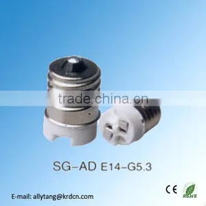 E14-G5.3 Porcelain Lampholder Adaptor thumbnail-1