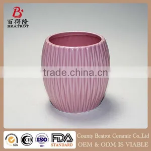 3 PCS Pink Ceramic Bathroom Accessory Set thumbnail-3