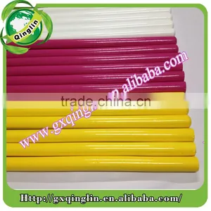 Painted Wooden Poles With Long Plastic Cap and Greece Thread Pine Wood thumbnail-2