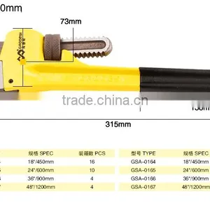 Cheap Price Pipe Wrench With Plastic Handle thumbnail-2