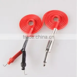 New Pro Red Long Clip Cord For Rotary Tattoo Gun Coil Machine Power Supply Kit thumbnail-1