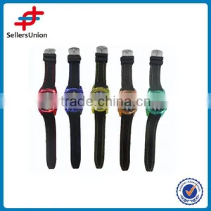 Black Strap Colorful Changing Face Watches, Popular Teenage Fashion Watche thumbnail-1
