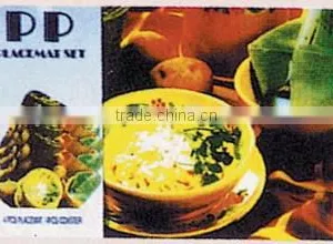 Beautiful Table Mat & Coasters Set,PP, PVC, Factory Direct Supplier thumbnail-1
